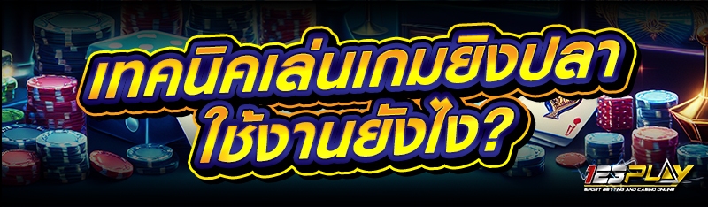 เทคนิคเล่นเกมยิงปลา ใช้งานยังไง?