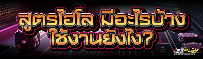 สูตรไฮโล มีอะไรบ้าง ใช้งานยังไง?